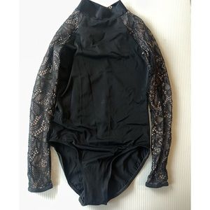 Black long sleeve leotard - Balera (LC)